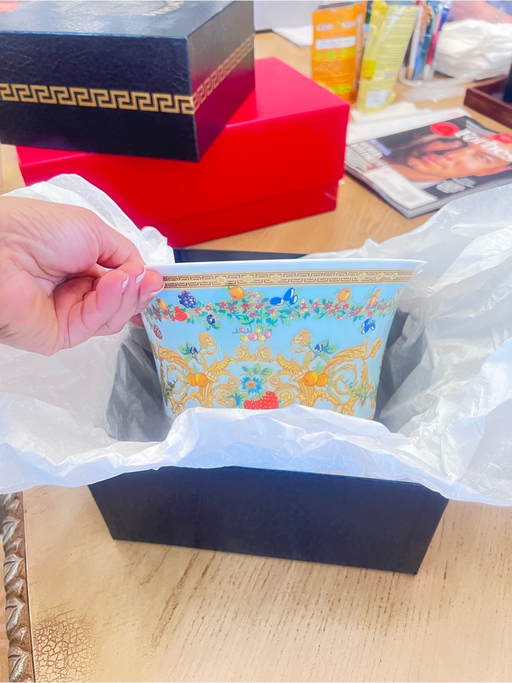 AUTHENTIC NIB ROSENTHAL MEETS VERSACE BOWL